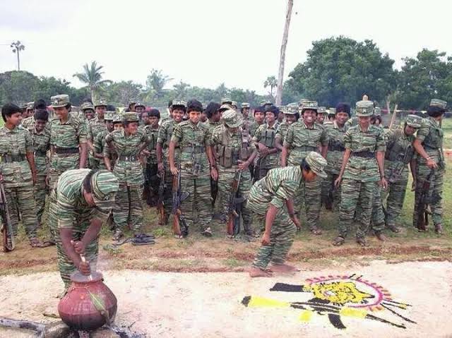 LTTE celebrating Pongal Festival